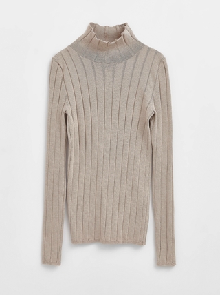 CONTE LDK 146 Джемпер в широкий рубчик из пряжи с вискозой