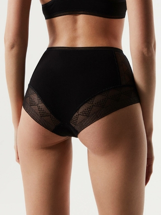 CONTE DEMURE LB 1277 Трусы «бикини» из хлопка с итальянским кружевом женские