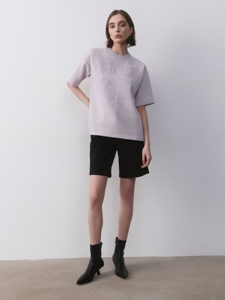 CONTE CON-642 Джинсовые шорты с высокой посадкой