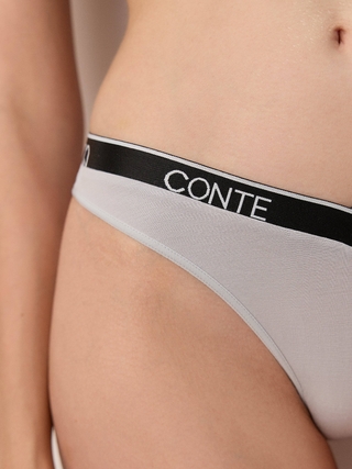 CONTE BLACK&WHITE LBR 2244 Трусы «бразилиана» с V-образной линией талии