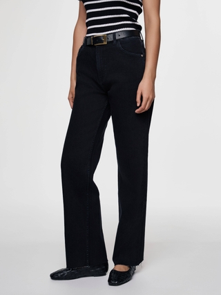 CONTE CON-621 Джинсы прямого кроя из eco-friendly денима с необработанным краем