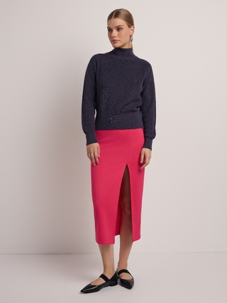 CONTE Джемпер объемного силуэта из пряжи с хлопком и модалом LDK 2387