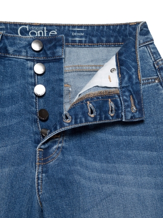 CONTE CON-189 Eco-friendly джинсы Mom Fit с высокой посадкой