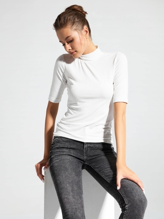 CONTE LD 1031 Топ в рубчик из вискозы премиального качества