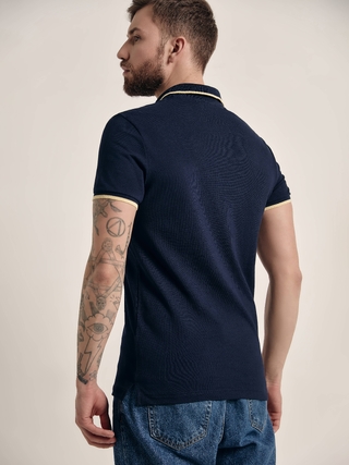 DIWARI MD 944 Футболка-поло с контрастной отделкой 