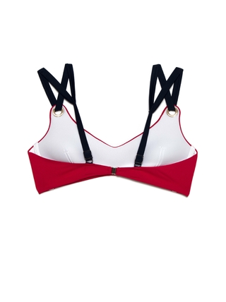 ESLI Купальный бюстгальтер с люверсами и широкими тесьмами LATINA