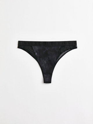 CONTE RIB WITH MESH LBR 2494 Трусы «бразилиана» из хлопка и эластичной сеточки