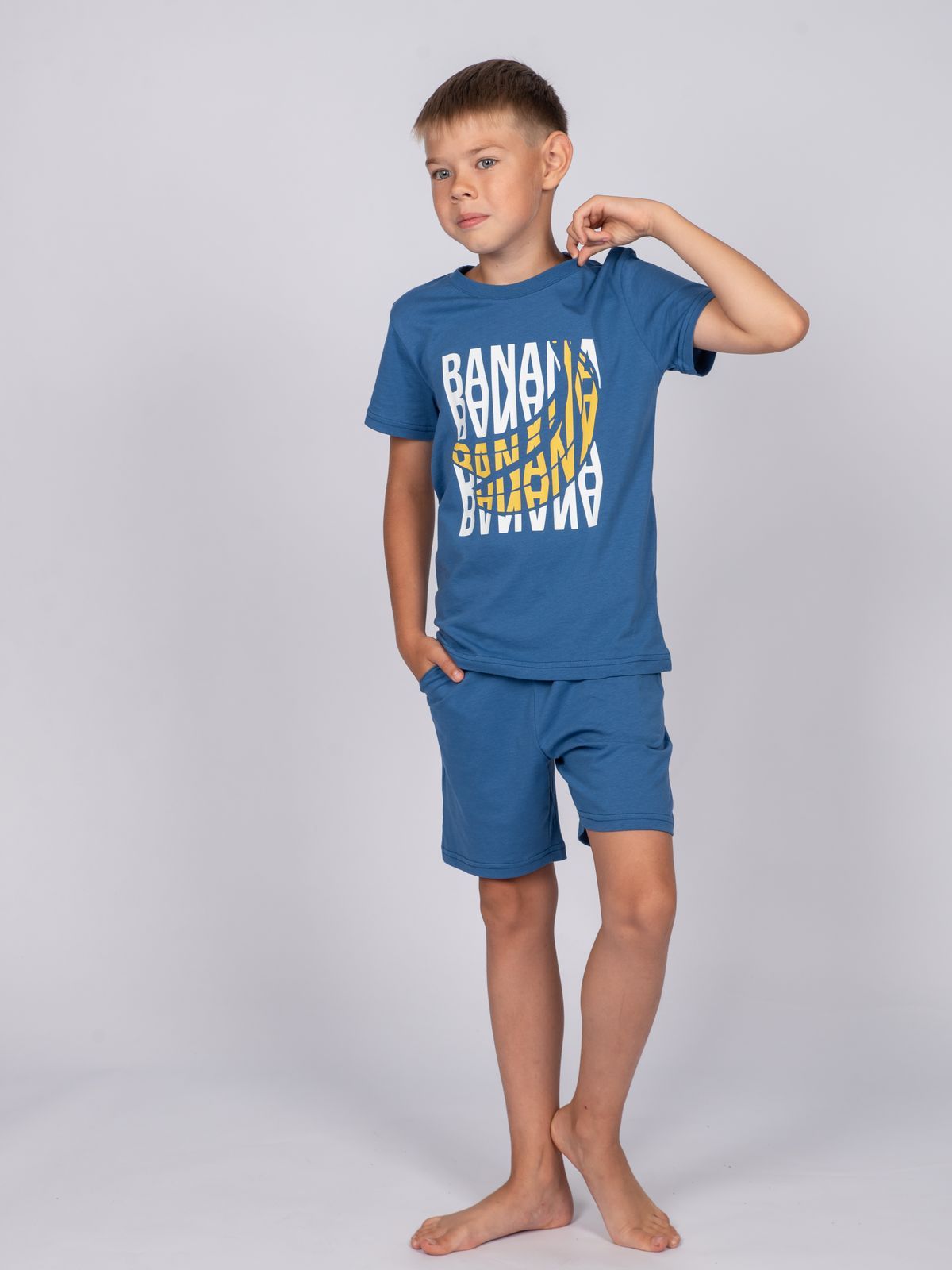 Пижама для мальчика (футболка+шорты)