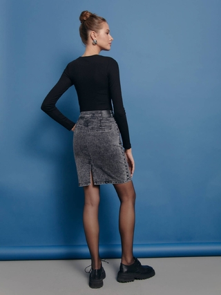 CONTE CON-385 Джинсовая юбка прямого силуэта