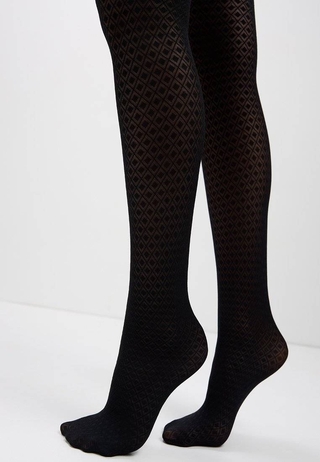 CONTE ACCENT Колготки женские с рисунком «ромбы»