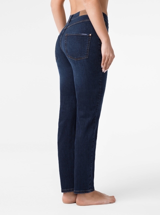 CONTE CON-157 Ультракомфортные eco-friendly straight джинсы с высокой посадкой