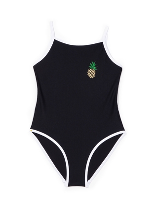 ESLI Спортивный слитный купальник с аппликацией FIBI