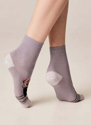 Брестские Носки женские 1133 CLASSIC (с пушистым рисунком)