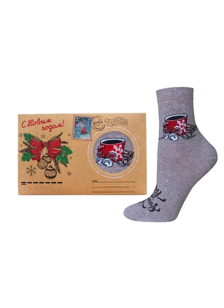 БРЕСТСКИЕ НОСКИ ЖЕНСКИЕ 1137Е NEW YEAR (в конверте)