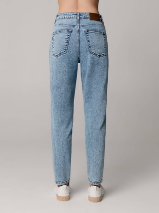 CONTE CON-541 Джинсы mom оксидной варки с высокой посадкой