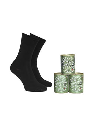 БРЕСТКИЕ НОСКИ МУЖСКИЕ В БАНКЕ 2232В BASIC (средней длины)