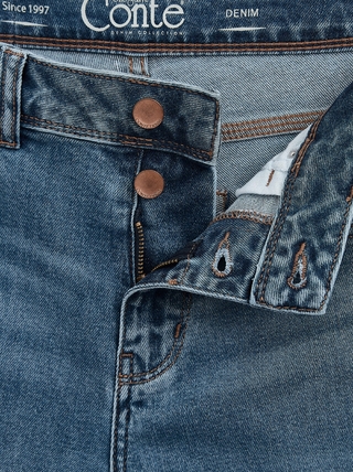 CONTE CON-402 Джинсы slim с высокой посадкой