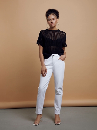 CONTE CON-413 Джинсы mom fit с высокой посадкой