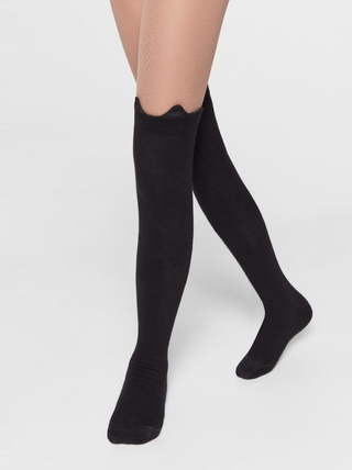 CONTE-KIDS TIP-TOP Хлопковые гольфины с сияющим люрексом