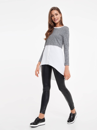 CONTE LTH 830 Стильная туника с имитацией рубашки