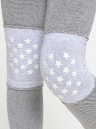 CONTE-KIDS TIP-TOP Наколенники из хлопка с люрексом и с антискользящим покрытием