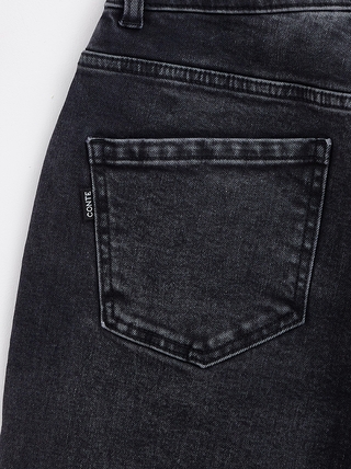 CONTE CON-381 Джинсы Mom Fit с высокой посадкой и кокеткой
