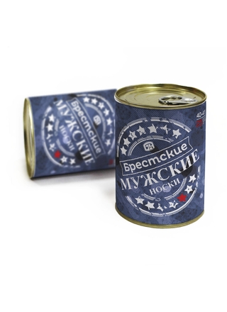 Брестские НОСКИ МУЖСКИЕ В БАНКЕ CLASSIC 2122В