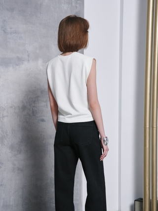 CONTE CON-621 Джинсы прямого кроя из eco-friendly денима с необработанным краем