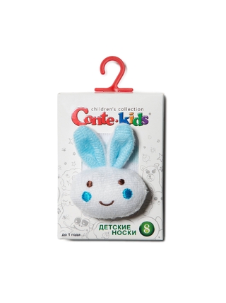 Conte-kids SOF-TIKI Махровые носки с мордашками "Зайчик"