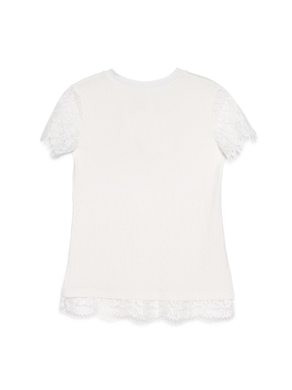 CONTE LD 1033 Фактурный топ из вискозы премиального качества с кружевом