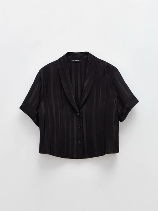 CONTE MOONLIGHT LHW 1707 Укороченная домашняя блуза из вискозы