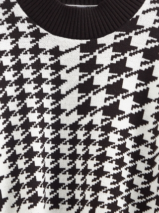 CONTE Джемпер объемного силуэта с жаккардовым переплетением LDK 23103