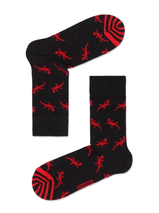 DIWARI HAPPY Хлопковые носки с рисунком «Ящерицы» DIWARI HAPPY Хлопковые носки с рисунком «Ящерицы»