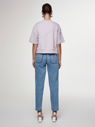 CONTE CON-616 Джинсы mom fit оксидной варки с высокой посадкой