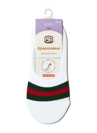 Брестские Active 1334 (Подследники С Антискользящим Покрытием На Пятке) Носки женские