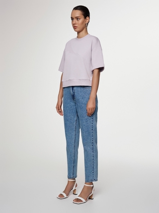 CONTE CON-616 Джинсы mom fit оксидной варки с высокой посадкой