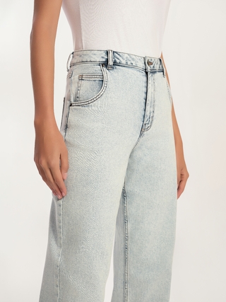 CONTE CON-786 Джинсы straight ULTRA LONG с необработанным краем