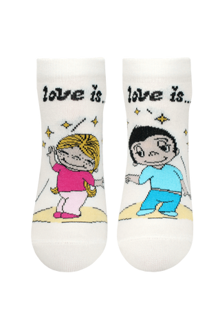 БРЕСТСКИЕ НОСКИ ЖЕНСКИЕ 1163 LOVE IS (укороченные)