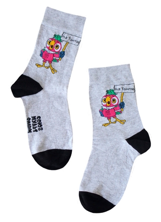 БРЕСТСКИЕ НОСКИ МУЖСКИЕ 2155 СМФ "Попугай Кеша" (средней длины)