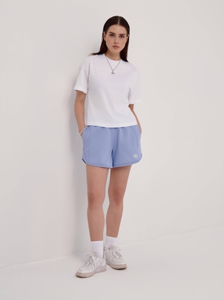 CONTE LD 2680 базовая футболка из хлопка с манжетами по рукавам