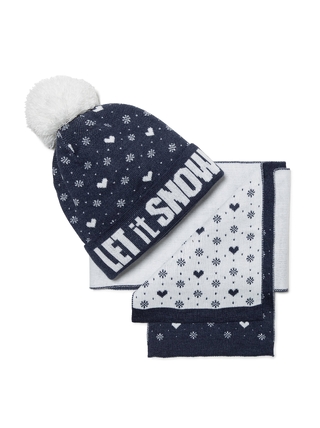 ESLI 18С-140СП; 18С-141СП Комплект детский трикотажный: шапка и шарф 