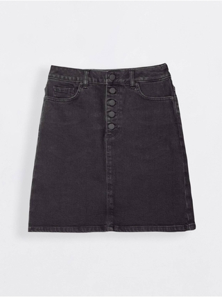 CONTE CON-304 Джинсовая юбка А-силуэта на пуговицах