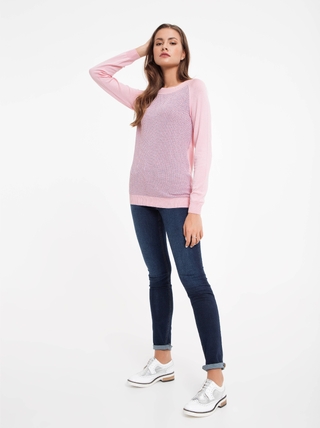 CONTE LDK 036 Экстрамягкий фактурный джемпер с металлическим блеском