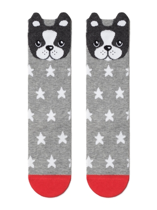 Conte-kids TIP-TOP Хлопковые гольфы с забавными мордашками