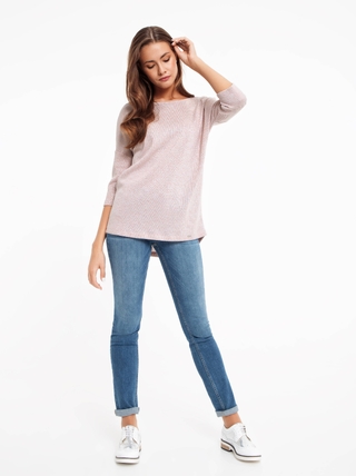 CONTE LD 833-1 Удлиненный джемпер с мерцающим блеском