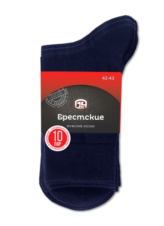 Брестские Носки мужские 2232/10 BASIC (10 пар, средней длины)