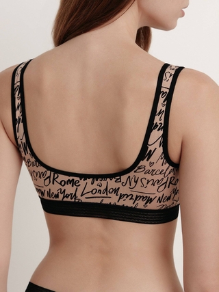 CONTE Poetic LBE 2054 Бюстье из хлопка с ажурной тесьмой