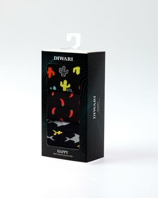 DIWARI HAPPY Носки хлопковые мужские (3 пары)