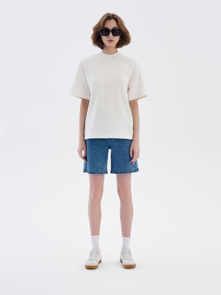 CONTE CON-643 Джинсовые шорты с высокой посадкой