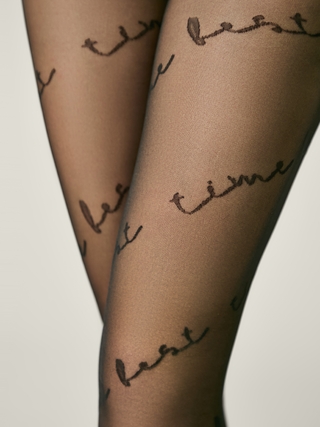 CONTE Колготки с рисунком «Time best» GRACE